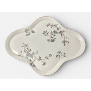 Antique Charles Field Haviland French Porcelain Platter Floral 1890's CFM GDM